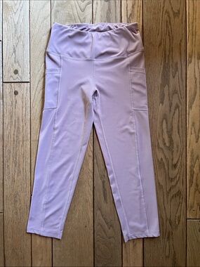 Beverly Hills Polo Club Dusty Rose 3/4 Length Leggings